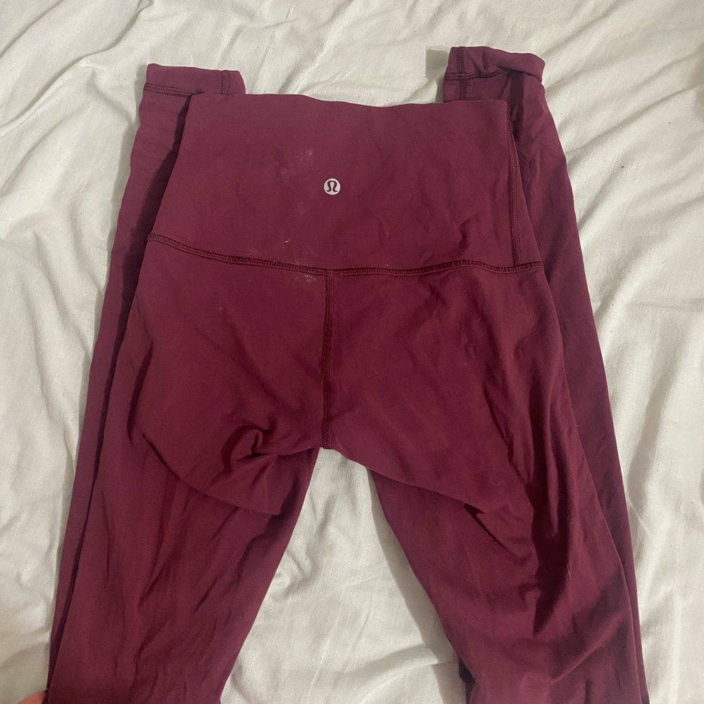 Lululemon  maroon leggings